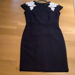 Ann Taylor navy blue dress